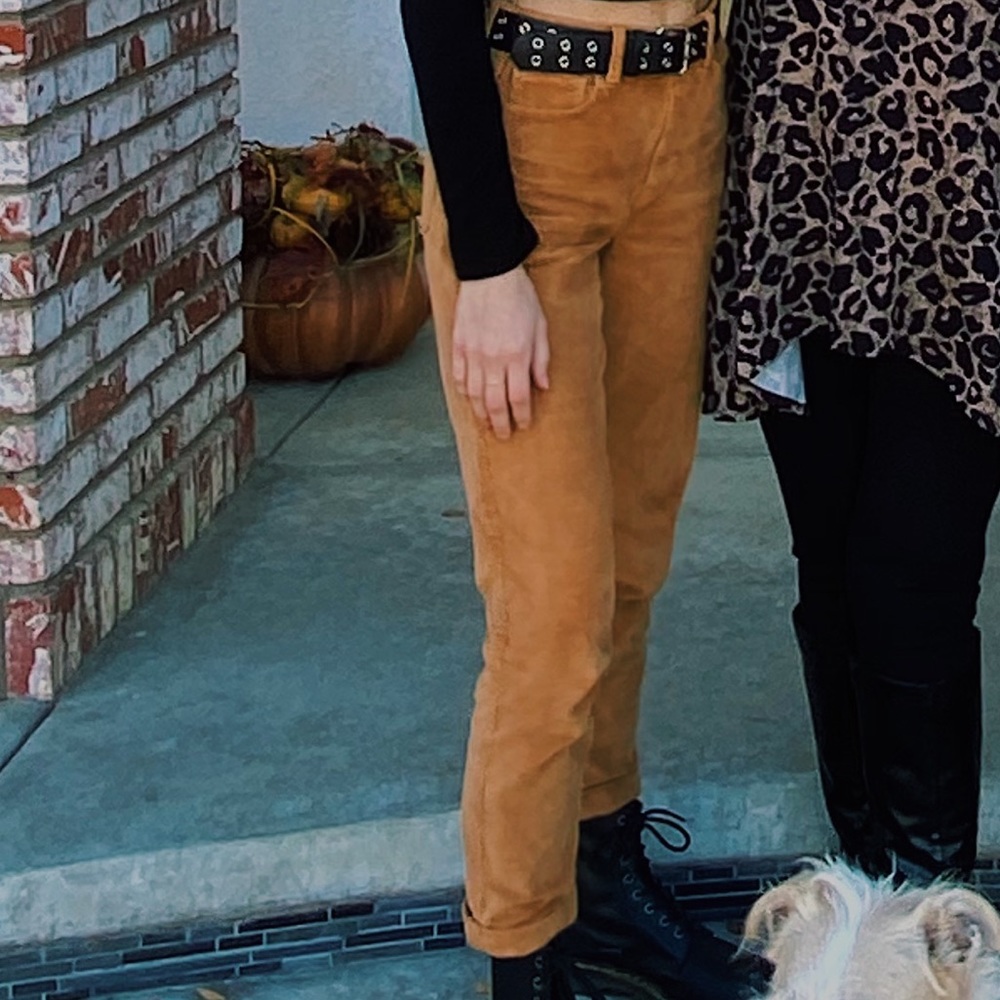 American Eagle corduroy mom jeans